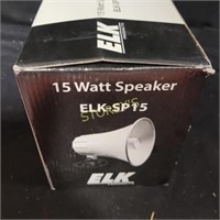 New in Box ELK 15 Watt speaker