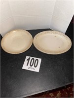 Plate & Bowl (Bowl Has Chip on Side)(LR)