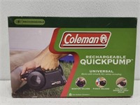 Coleman Rechargeable QuickPump Unopened