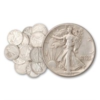 (20) Walking Liberty Half Dollars 90% Silver