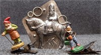 St. Nicholas Candy Mold & Christmas Tree Clips