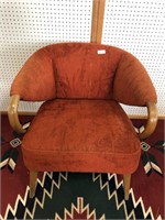 Orange Mid Century Modern Chair