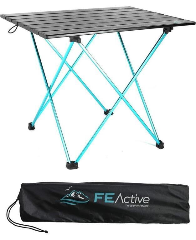FE ACTIVE, FOLDING CAMPING TABLE, 16 X 12.6 X