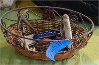 Two Baskets of Pocket Knives