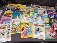 Walt  Disney Sticker books, advertising magazines