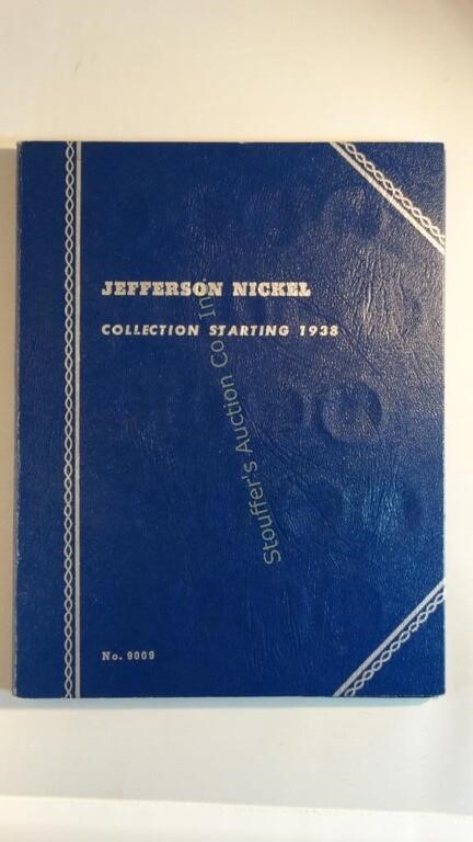 46 Jefferson nickel collection book 1938-1961