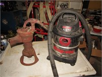 shop vac & pitcher pump, pump has broken handle