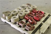 (11) Tie Down Straps & (9) Winches