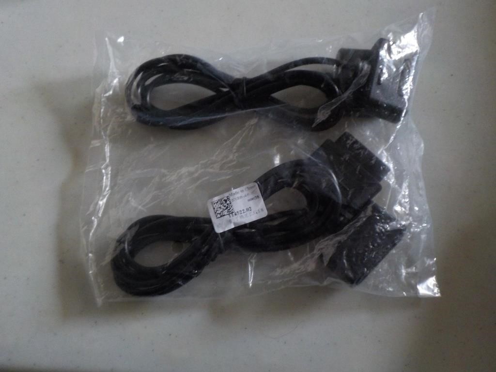 2 Pack SNES Cable Extension Cords 6 Feet