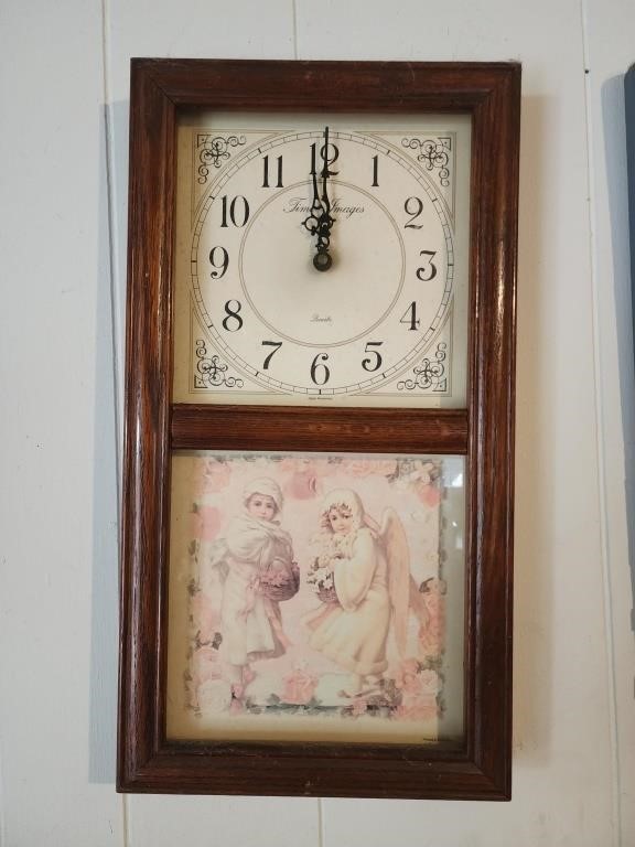 11x21x2 wall clock angels