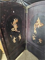 Vintage 2 Panel Chinese Screen