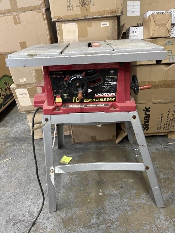 Tradesman 10 inch Bench Table Saw