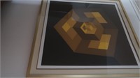 Framed/Matted Glass Print signed by Halsey-121/150