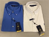 2 NWT Ralph Lauren Button Up Shirts Size XL