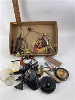 Miscellaneous items including smoking pipe case,