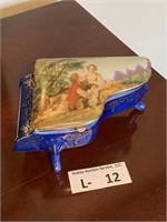 RS Prussia Porcelain Piano Music Trinket Box