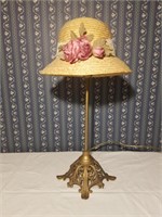 "Hat" Lamp (Works, approx 21" tall)