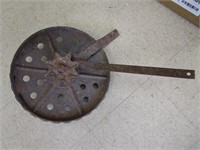 Antique Farm Implement Wheel