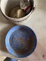 Granite bowl, bucket