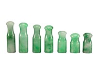 Qing Dynasty jade cigarette holder set (7)