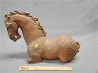 Pottery Horse Sculpture