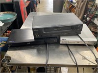 VHS DVD and Blue Ray players