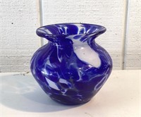 5" Handblown Art Glass vase