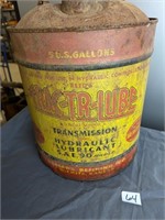 Older Advertising-Trac TR Lube Can