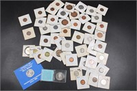 SLEEVED COIN COLLECTION WORLD USA & CND