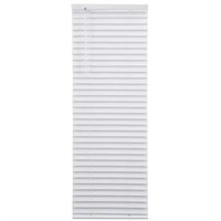 $66 BH & G 2 Faux Wood Blinds, White, 59x64