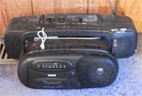RCA and Sony Boombox Radios