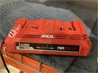 SKIL PWRCORE 20 Dual Port Battery Charger Model SC