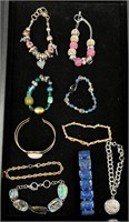 Lot of Colorful Fashion Bracelets