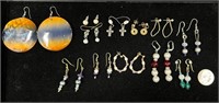 Lot of Fashion Dangle Earrings - Pearls, Gems