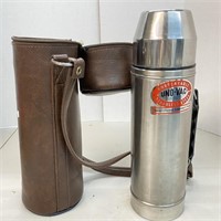 Uno-Vac Stainless Steel Thermos w/ Case