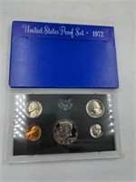 1972 US Mint proof set coins