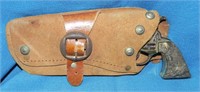 Vintage Roy Rogers Cap Gun Leather Holster