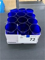 Blue Glass Cups- Box