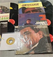 used vintage Johnny Cash albums
