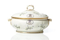 18TH C ENGLISH DERBY PORCELAIN TUREEN