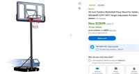 E2691 44 inch Basketball Portable Hoop Stand
