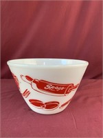 Vintage FireKing Kitchen Aide mixing  bowl