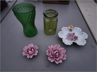 Miscellaneous decorative glassware