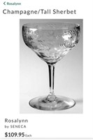 Roslynn by Seneca Champagne/ Tall Sherbert Glass