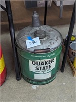 Quaker State Oil 5 Gallon Can