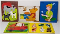 VINTAGE SIFO AND PLAYSKOOL WOOD PUZZLES