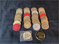 Recovery Medals/Tokens Lot