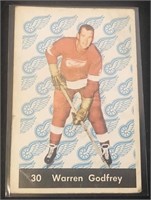 1961 Parkhurst #30 Warren Godfrey Hockey Card