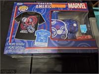 Funko Pop Captain America Shirt combo