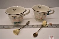 2 Bailey's Cups with Spoons *CC